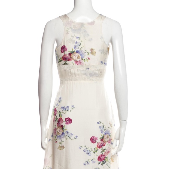 LoveShackFancy Sabina Silk Dress 00 - Picture 2 of 4